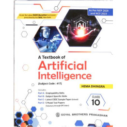 Goyal Brothers A Textbook Of Artificial Intelligence Class 10 CBSE 